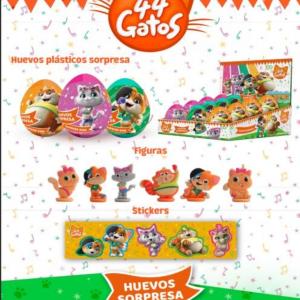 HUEVOS SORPRESA 44 GATOS