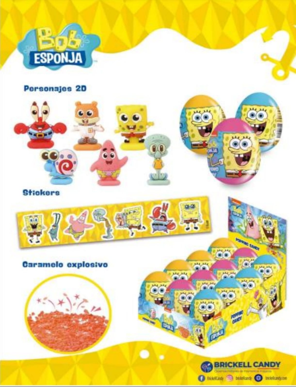 HUEVOS SORPRESA BOB ESPONJA