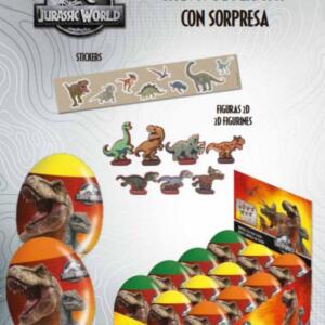 HUEVOS SORPRESA JURASSIC WORLD