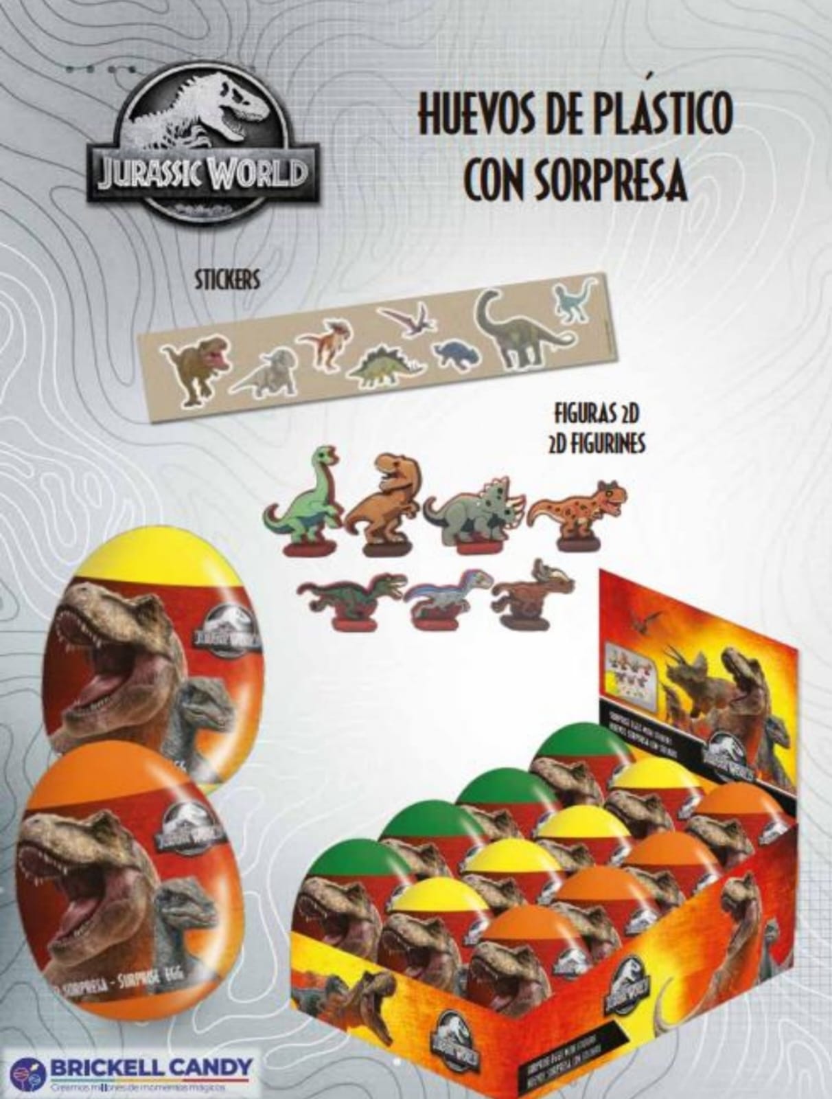 HUEVOS SORPRESA JURASSIC WORLD