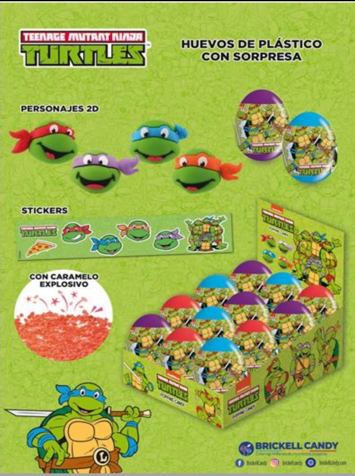HUEVOS SORPRESA TORTUGAS NINJA
