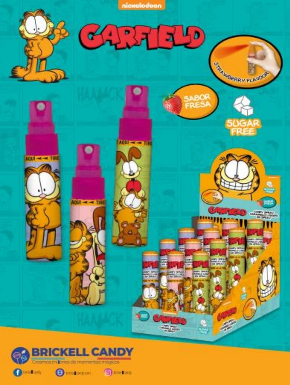CARAMELO LIQUIDO SPRAY GARFIELD