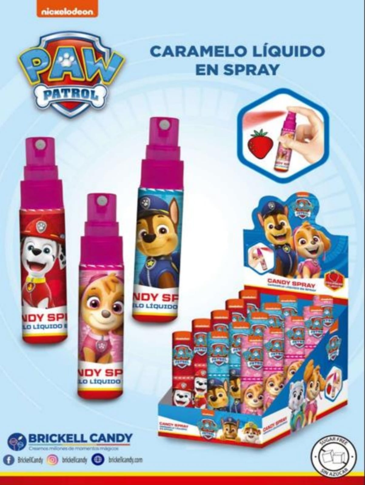 CARAMELO LIQUIDO SPRAY PAW PATROL