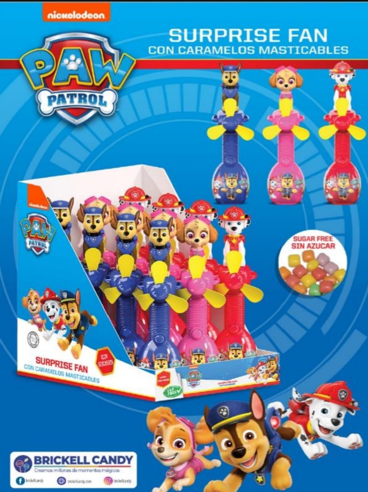 VENTILADORES DE PAW PATROL