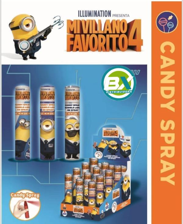 CARAMELO LIQUIDO SPRAY MINIONS