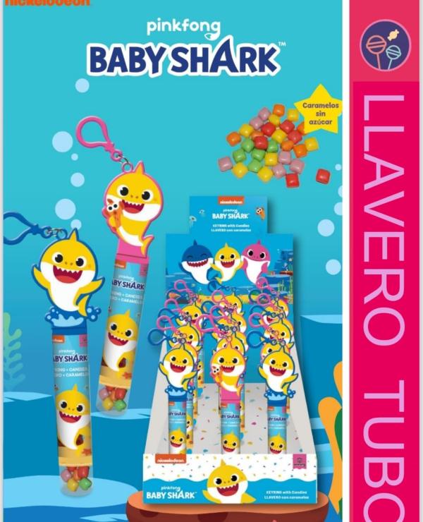 LLAVERO TUBO BABY SHARK
