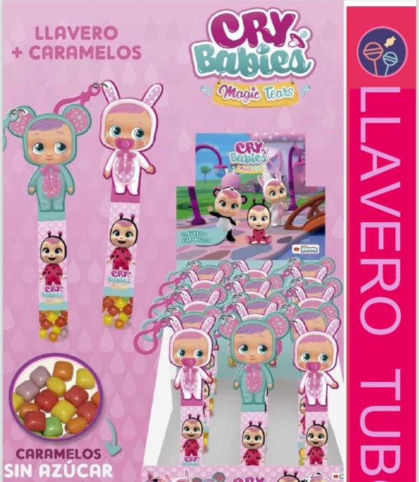 LLAVERO TUBO CRY BABIES