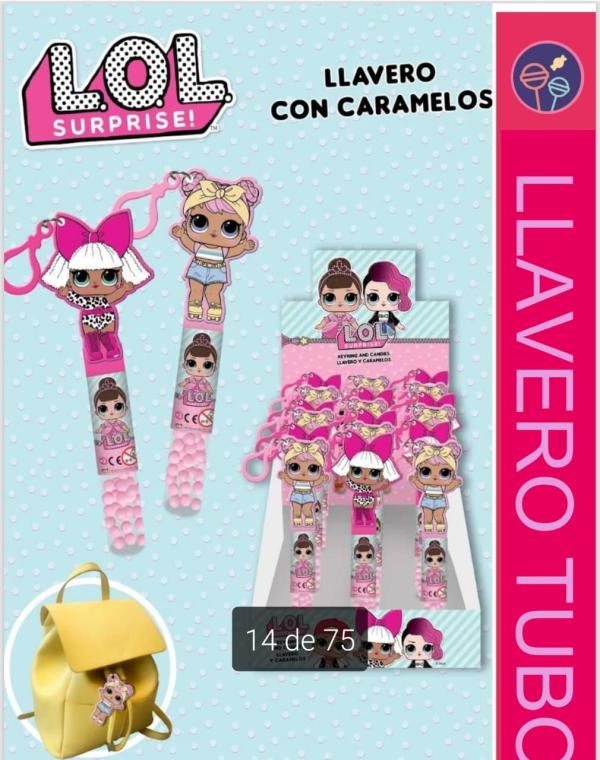 LLAVERO TUBO LOL