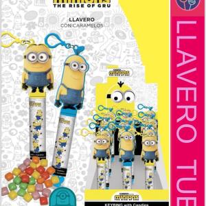LLAVERO TUBO MINIONS